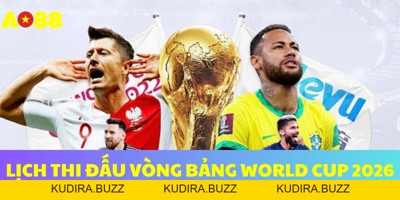 Lịch Thi Đấu World Cup 2026 Mới Nhất Và Đầy Đủ Nhất - Kudira Lịch Thi Đấu World Cup 2026 Mới Nhất Và Đầy Đủ Nhất - Kudira