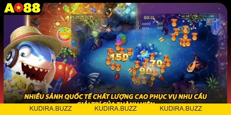 Bắn Cá Ao88 - Sảnh game đổi thưởng dễ chơi, dễ trúng thưởng - Kudira